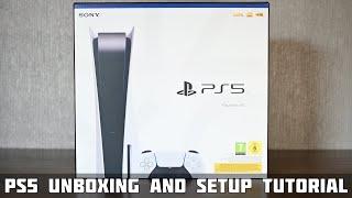 PlayStation 5 Unboxing and Setup in 4K! PS5 Full Setup Tutorial!