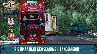 Euro Truck Simulator 2 v1.35 Mods|  Ristimaa Next Gen Scania S + Tandem Skin