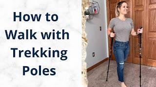 How to use Trekking Poles: Height Options, Using the Straps, & more - MS Exercise