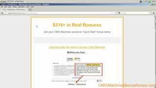 OMG Machines Bonus $314+ SEO Sidekick Bonus