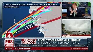 Bryan Norcross: Hurricane Milton Maintains 145 mph Winds Quickly Approaching Florida