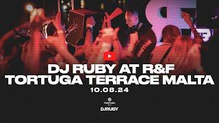 DJ Ruby Live Video Set at Ruby&friends, Tortuga Beach Terrace Malta 10.08.2024