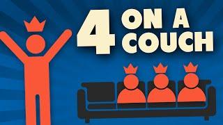 Four on a Couch | Actually Fun Youth Games