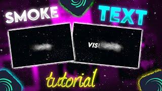 Smoke Text Effect Alight motion XML | alight motion trending text | text effect XML file