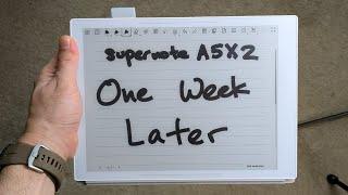 7 Observations After 7 Days with the Supernote A5X2 Manta