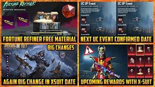  Next UC UP Event Confirmed Date | Free Materials in New FORTUNE REFINER Event | Xsuit Rewards