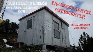 Biwakschachtel - OVERNIGHTER in den Bergen - inkl. Loadout und vielen Infos! (Subtitles in English)