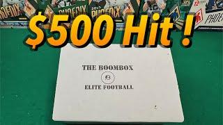 Huge Card! Stay til the end. Boombox Football Elite Box October 2024