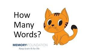 Is My Memory Normal? Try Recalling These Words! Improve my Memory Power.