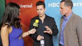 Jon Seda and Jason Beghe from Chicago PD @ NBC Red Carpet | AfterBuzz TV Interview