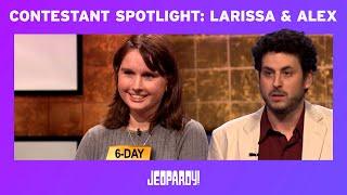 Contestant Spotlight: Larissa and Alex | JEOPARDY!