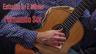 Estudio in E Minor - Fernando Sor