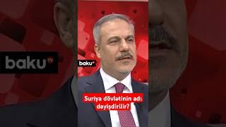 Suriya dövlətinin adı dəyişdirilir? | Hakan Fidandan açıqlama