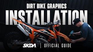 How to Install Dirt Bike Graphics | SKDA Moto Creative