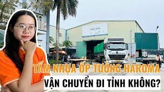 Tấm nhựa ốp tường Haroma có ship tỉnh không? | Mua tấm nhựa ốp tường tại tỉnh | Haroma