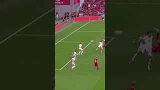 Yussuf Poulsen's bicycle kick vs Serbia #shorts #football #denmark