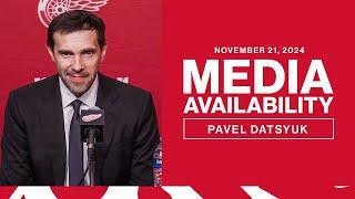 Pavel Datsyuk Media Availability | Hockey Hall of Fame Night