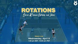 Serve Receive Rotations & Variations in Volleyball - GMS Live