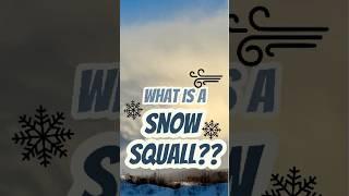 ️SNOW SQUALLS: What Makes Them So Dangerous ️