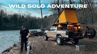 SOLO Camping & Wheeling [ASMR] - FLOODED MY TRUCK