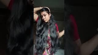 Long hair combing video || requested video || Puja creation 99 @pujacreation9980