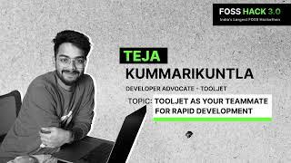 ToolJet as your Teammate for Rapid Development, Teja Kummarikuntla