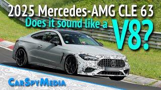 2025 Mercedes-AMG CLE 63 Coupé Protoptype Testing At The Nürburgring -  Disappointing Sound? V8???