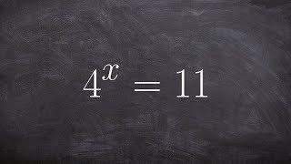 Solving Exponential equations