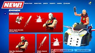 NEW Eminem RAP BOY Skin BUNDLE & EMOTE Item Shop Fortnite!