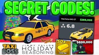 Taxi Boss XMAS CODE!