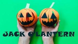 Jack O'Lantern Craft for Kids | Halloween Crafts | Halloween Decorations | Fall Pumpkin Craft |