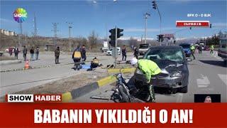 Babanın yıkıldığı o an!