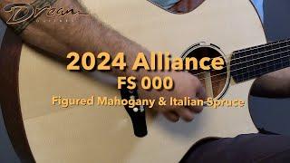 Dream Guitars - 2024 Alliance FS 000, Figured Mahogany & Italian Spruce #guitardemo