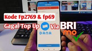 Gagal Top Up DANA via BRImo Kode fp69, ini solusinya