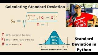 1-Standard Deviation in Python, Numpy and Pandas | Machine Learning | Data Science