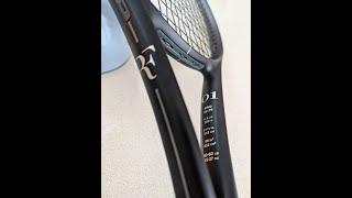 Wilson RF 01 Tennis Racket Restring Tutorial