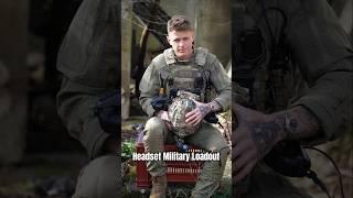 My Headset Military Loadout  #airsoft #asmr #loadout #headset #helmet #military