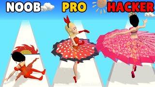 NOOB vs PRO vs HACKER in Battle Ballet