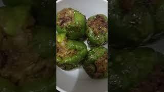 Stuffed Shimla mirch #shorts #bharwashimlamirch