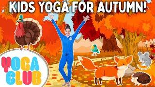 Kids Yoga For Autumn!  Yoga Club (Week 63) | Cosmic Kids Yoga