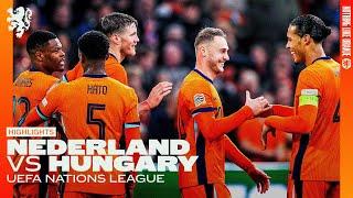 Qualified for the #NationsLeague QUARTER-FINALS!  | Highlights Nederland - Hungary