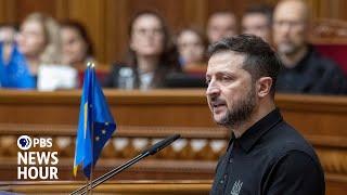 News Wrap: Zelenskyy lays out 'victory plan' to Ukraine's parliament