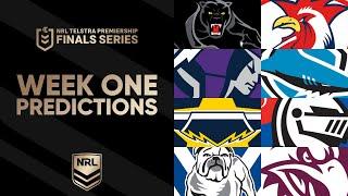 NRL Finals Week 1 Predictions 2024