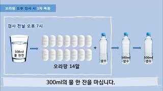 오라팡 복용방법(대장내시경 검사)