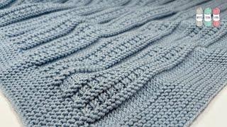 How to Knit the "Louis" Baby Blanket