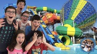 SURPRISING our 6 KIDS with a DAY OFF SCHOOL to go to SYDNEY'S BIGGEST WATER PARK!