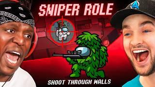 SIDEMEN AMONG US SNIPER ROLE: SHOOT THROUGH WALLS