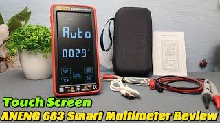 ANENG 683 Touch Screen Smart Digital Multimeter Unboxing and Review