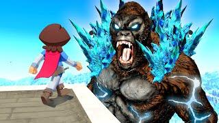 Combining GODZILLA And KONG In GTA 5!