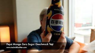 Pepsi Mango Zero Sugar Geschmack Test